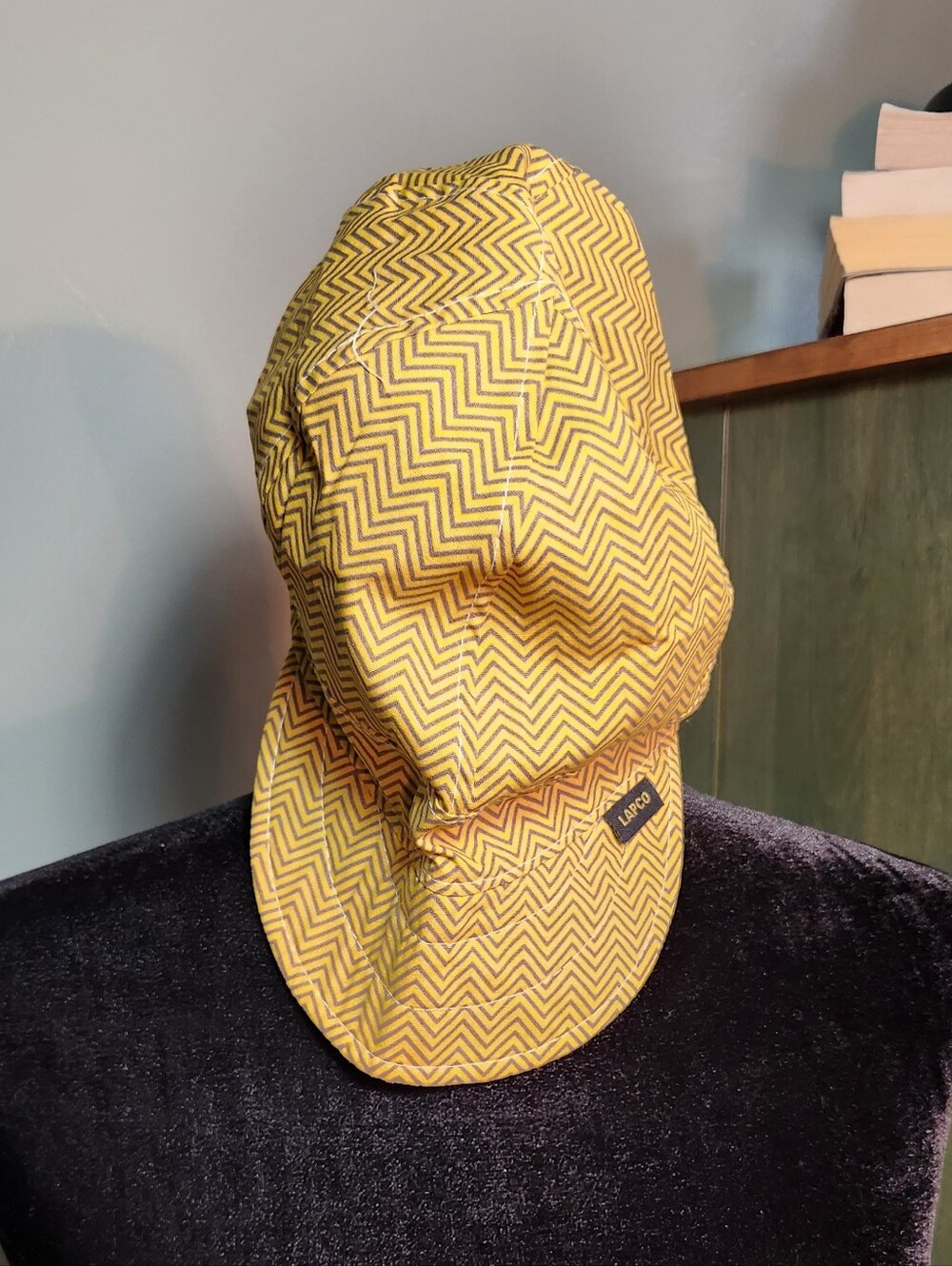 😀Yellow Chevron Cap with LAPCO Tag